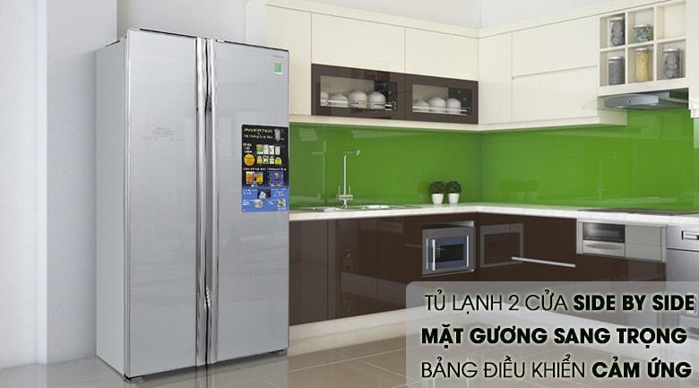 tủ lạnh hitachi inverter 589 lít r-s700pgv2 (gs)