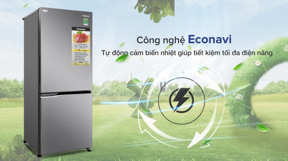 tủ lạnh panasonic inverter 255 lít nr-bv280qsvn