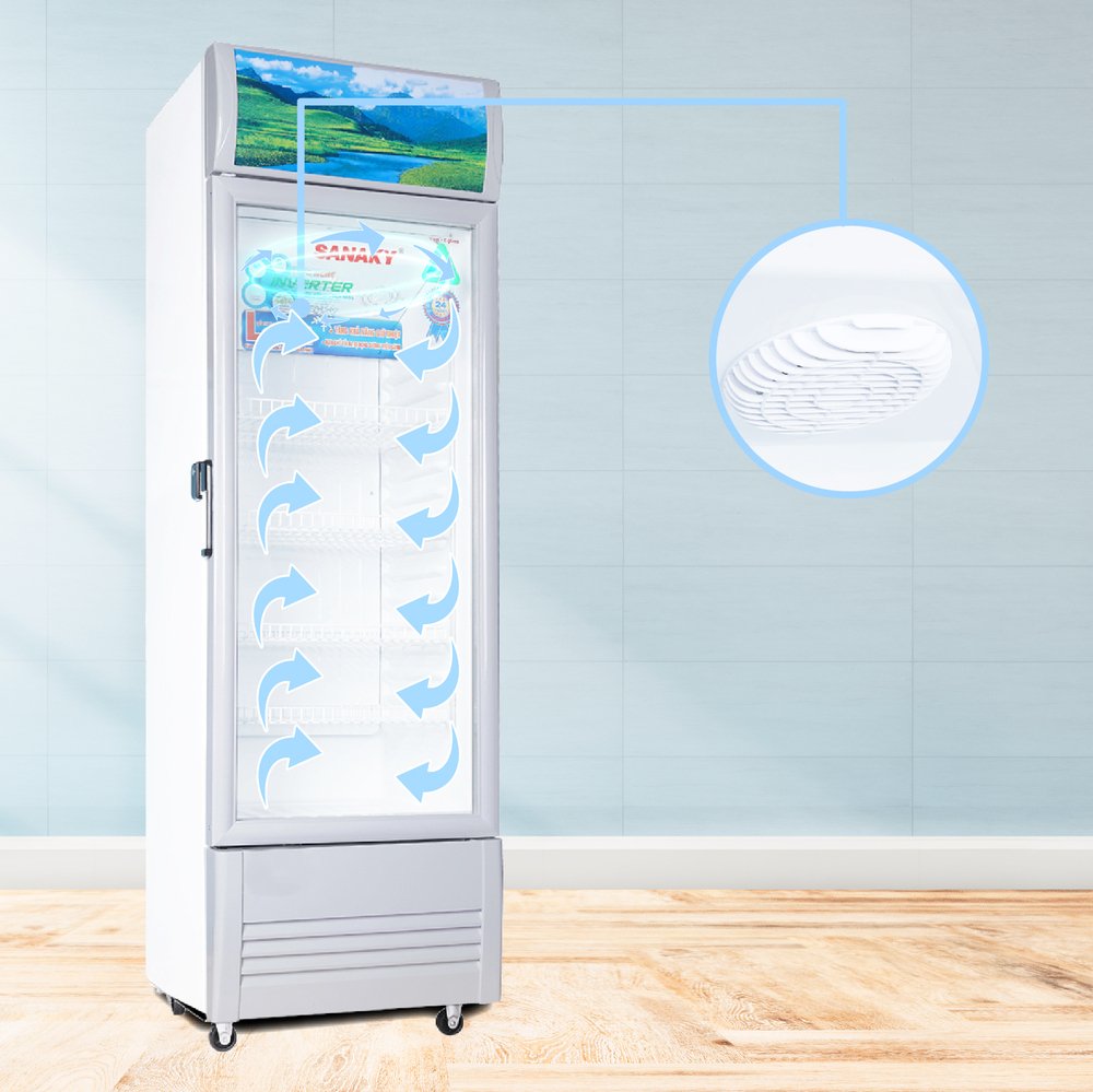 tủ mát inverter sanaky vh-358k3l 350 lít