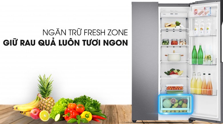 tủ lạnh lg inverter 613 lít gr-b247jds