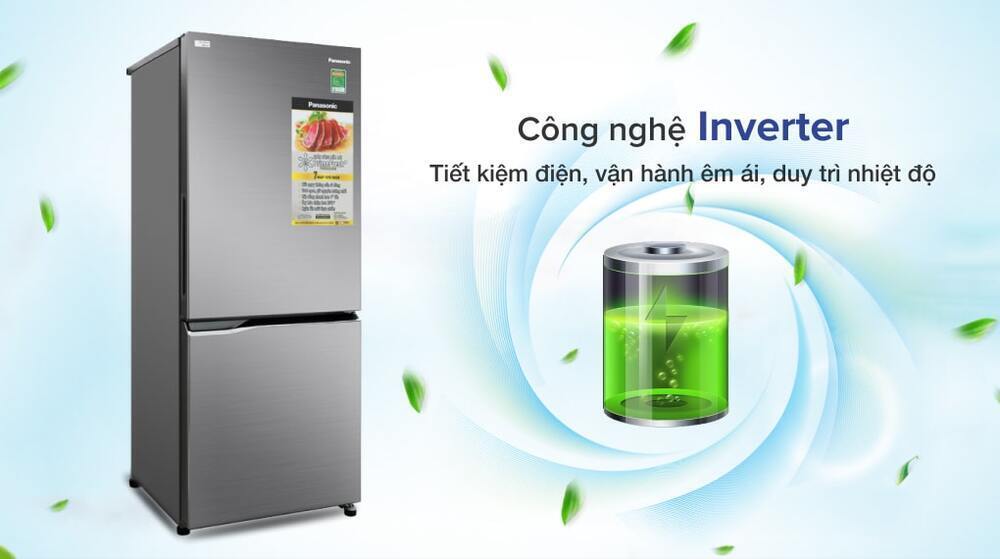 tủ lạnh panasonic inverter 255 lít nr-bv280qsvn