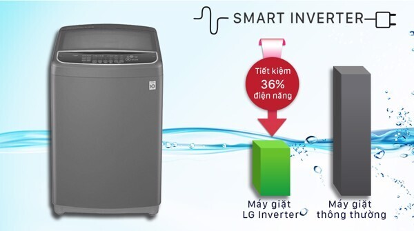 máy giặt lg t2313vspm 13 kg inverter