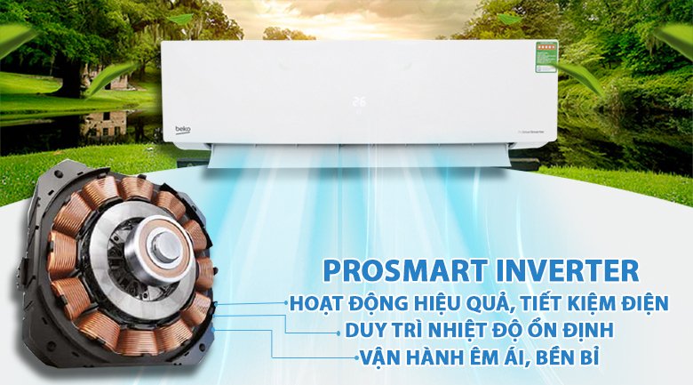 máy lạnh beko inverter 1 hp rsvc10bv-i