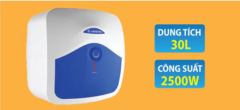 bình nóng lạnh ariston 30l blu 30r