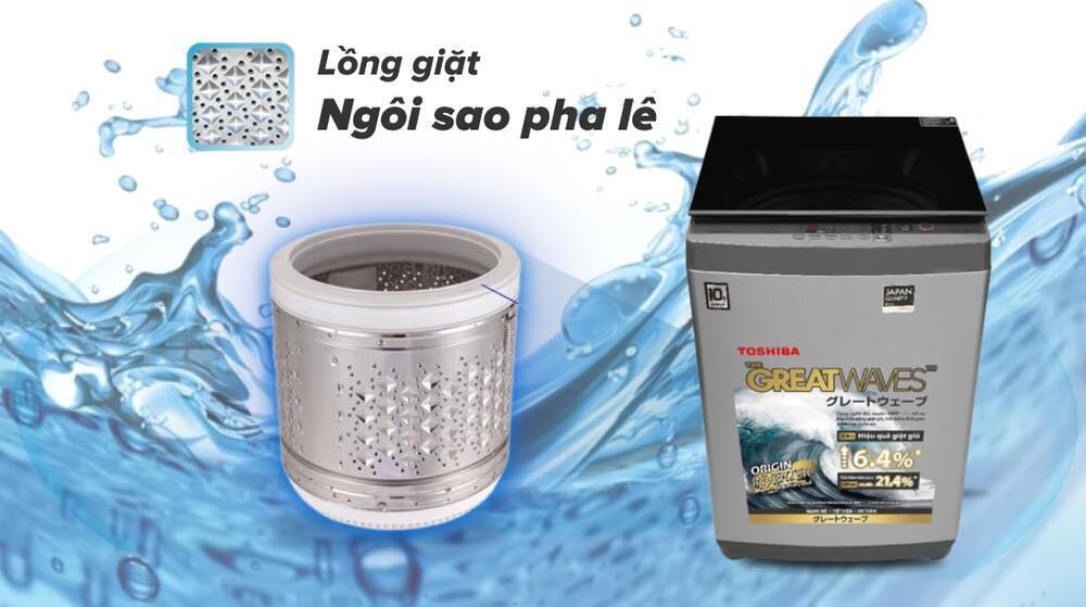máy giặt toshiba inverter 12kg aw-duk1300kv(sg)