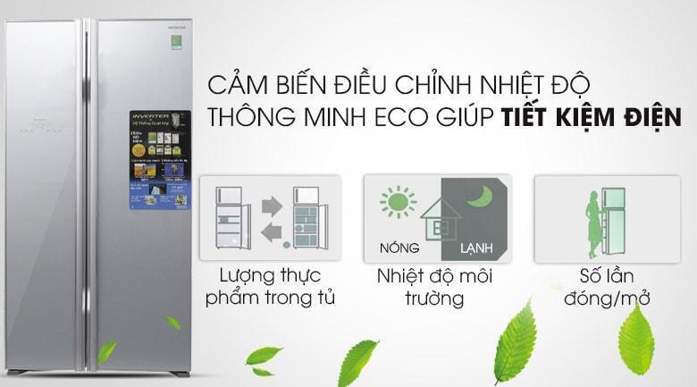 tủ lạnh hitachi inverter 589 lít r-s700pgv2 (gs)
