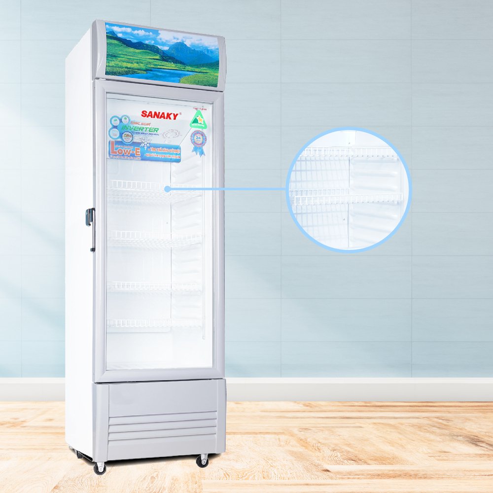 tủ mát inverter sanaky vh-358k3l 350 lít