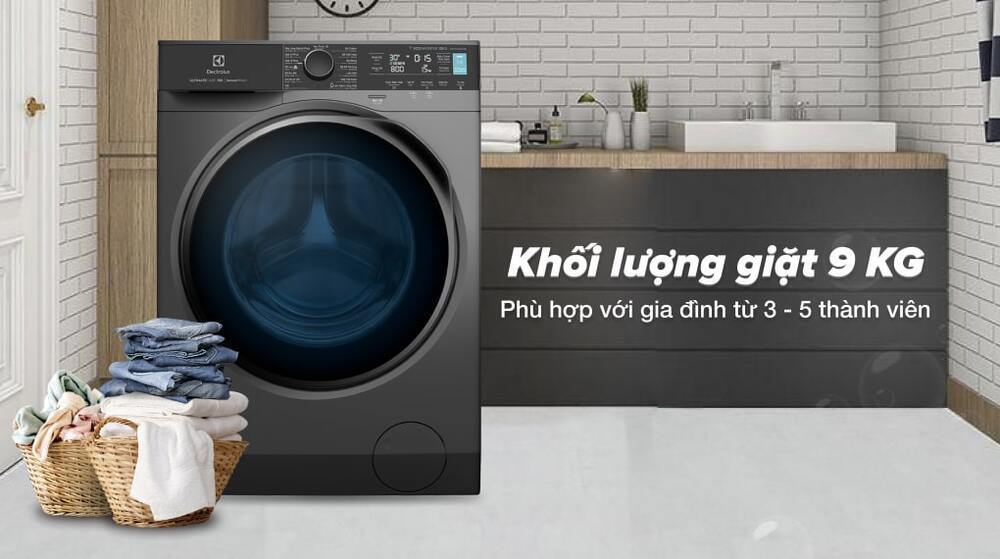 máy giặt electrolux inverter 9 kg ewf9042r7sb