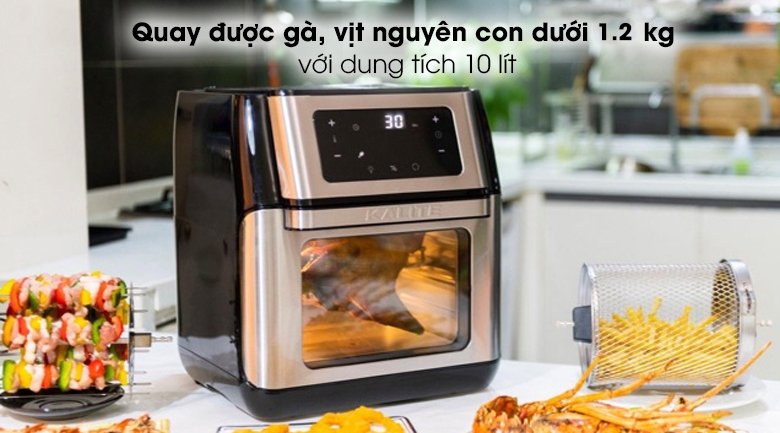 nồi chiên không dầu kalite q10 10 lít