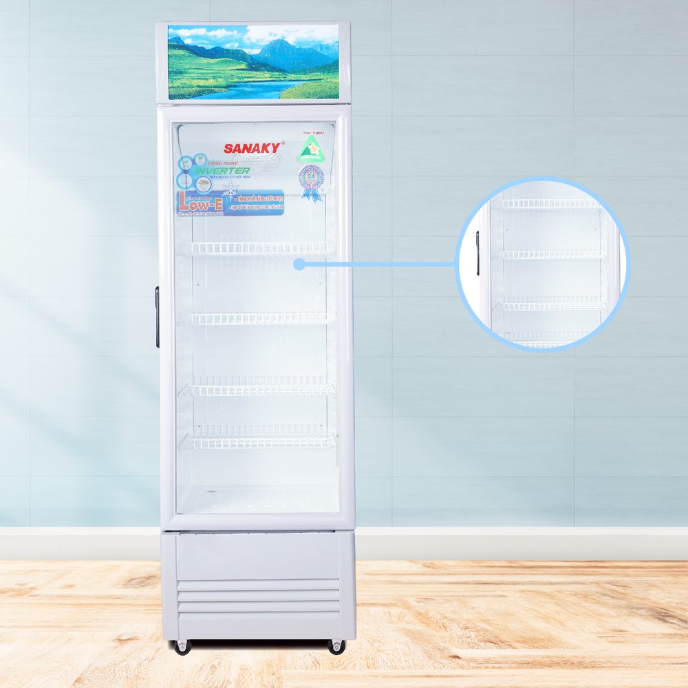 tủ mát inverter sanaky vh-358k3l 350 lít