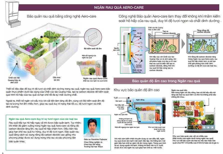 tủ lạnh hitachi inverter 735 lít r-zx740kv (x)