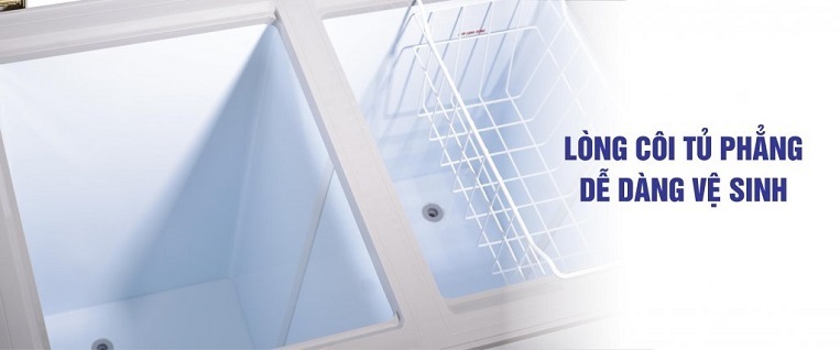 tủ đông sanaky inverter vh 5699w3, 400 lít, 1 ngăn đông, 1 ngăn mát, dàn lạnh đồng