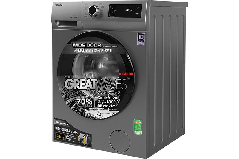 máy giặt toshiba inverter 8.5 kg tw-bk95s3v (sk)