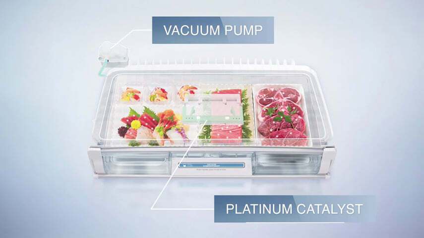 tủ lạnh hitachi inverter 735 lít r-zx740kv (x)