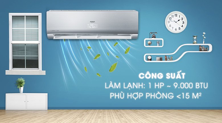 máy lạnh aqua inverter 1.5 hp aqa-kcrv12wnz