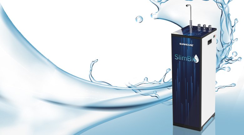 máy lọc nước ro nóng lạnh sunhouse sha76213ck 10 lõi