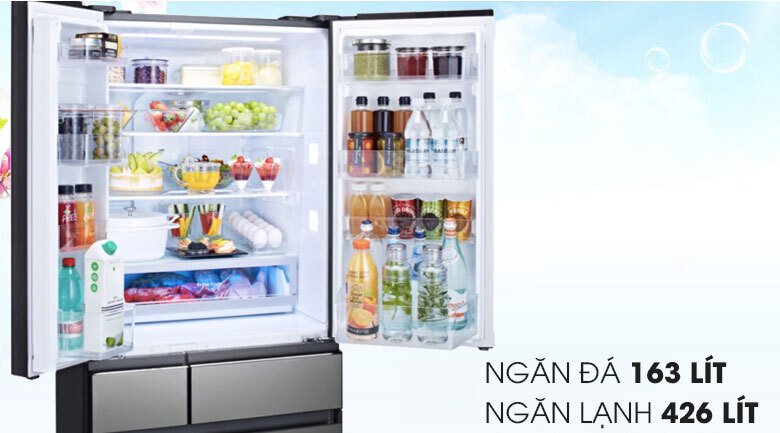 tủ lạnh panasonic inverter 589 lít nr-f603gt-x2