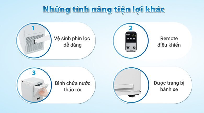 máy lọc không khí và tạo ẩm daikin mck55tvm6 (trắng)