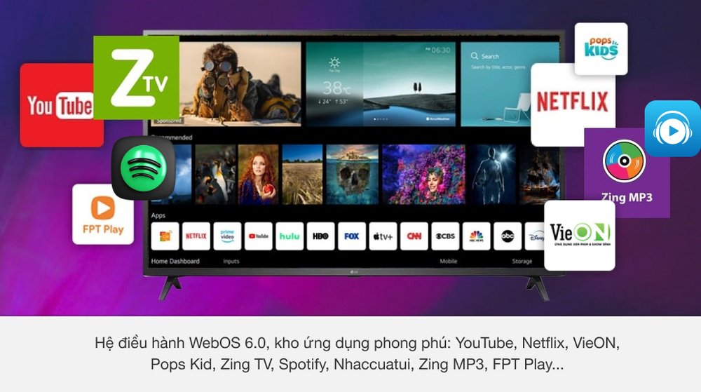 smart tivi lg 4k 65 inch 65up7550ptc