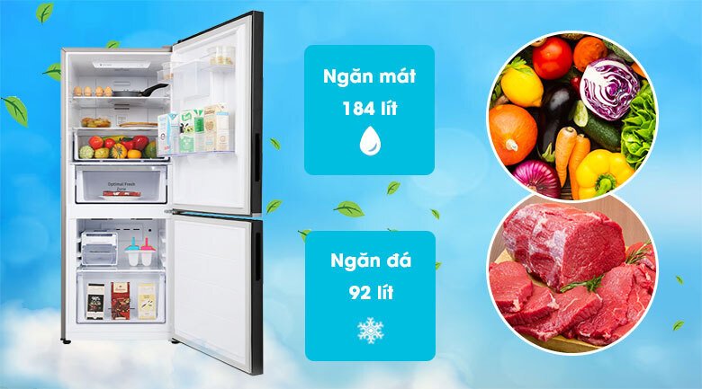 tủ lạnh samsung inverter 276 lít rb27n4170bu/sv