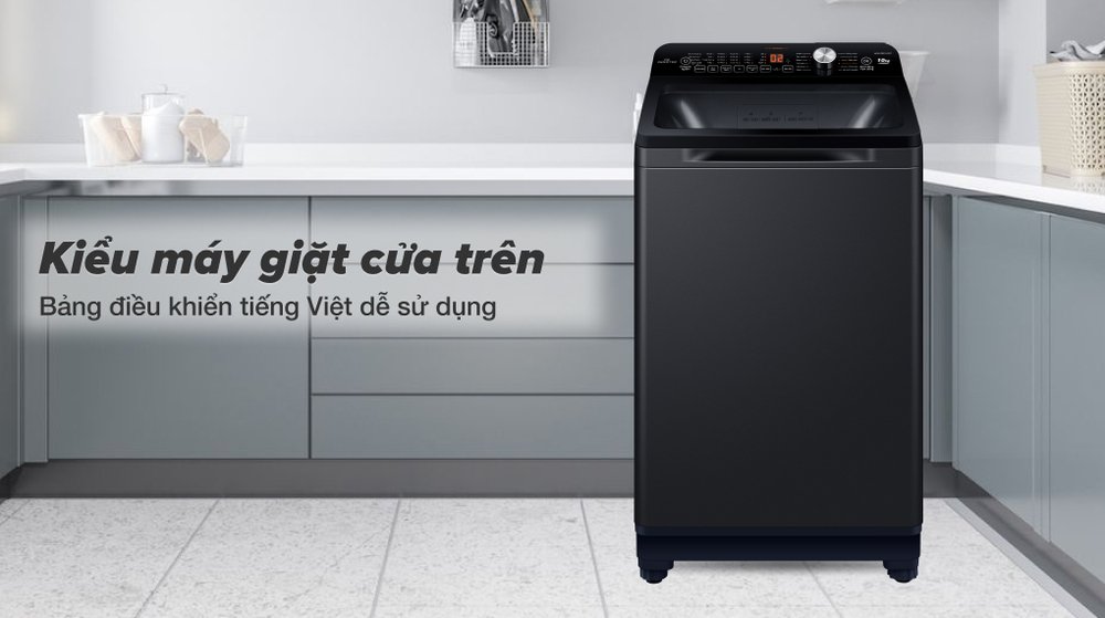 máy giặt aqua 10 kg aqw-dr101gt bk