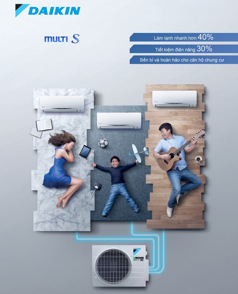 dàn lạnh treo tường daikin multi s ctkc50svmv (2.0hp) inverter