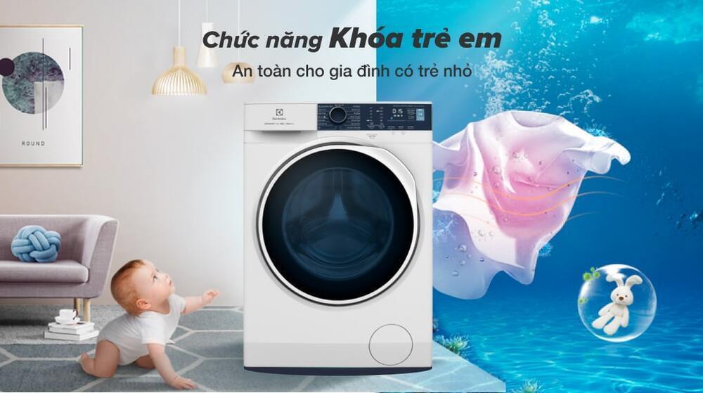 máy giặt electrolux inverter 9 kg ewf9024p5wb