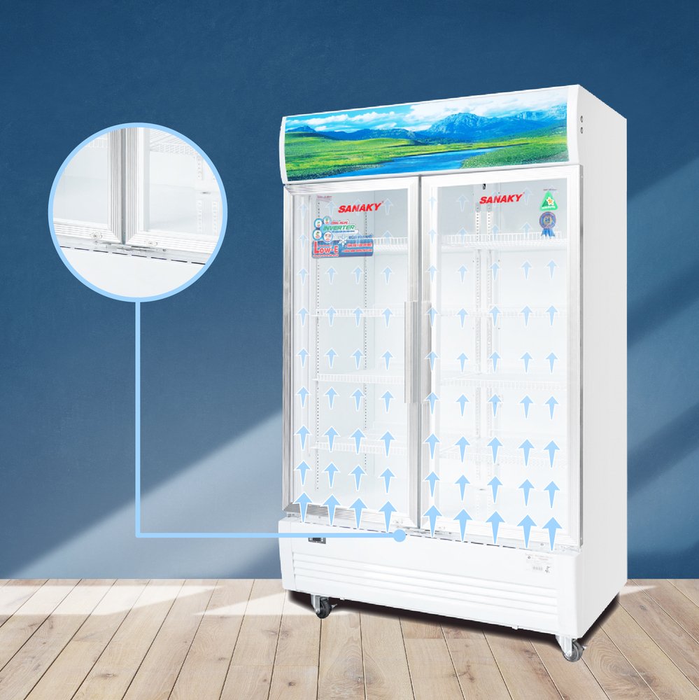 tủ mát inverter sanaky 800 lít vh-8009hp3