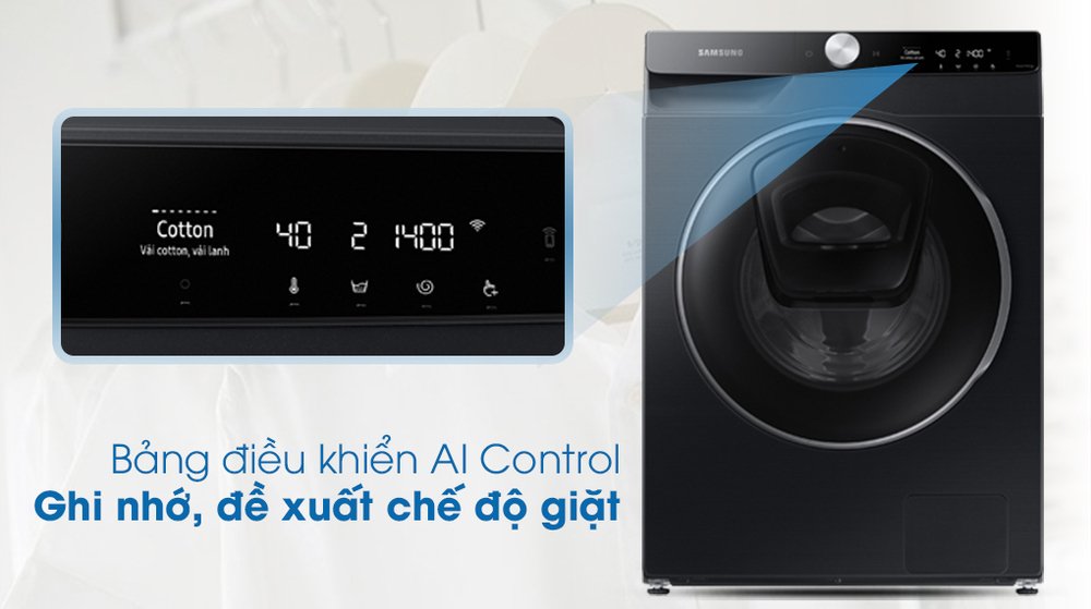 máy giặt samsung ai addwash inverter 12kg ww12tp94dsb/sv