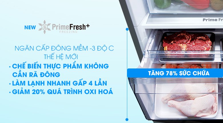 tủ lạnh panasonic inverter 322 lít nr-bc360qkvn