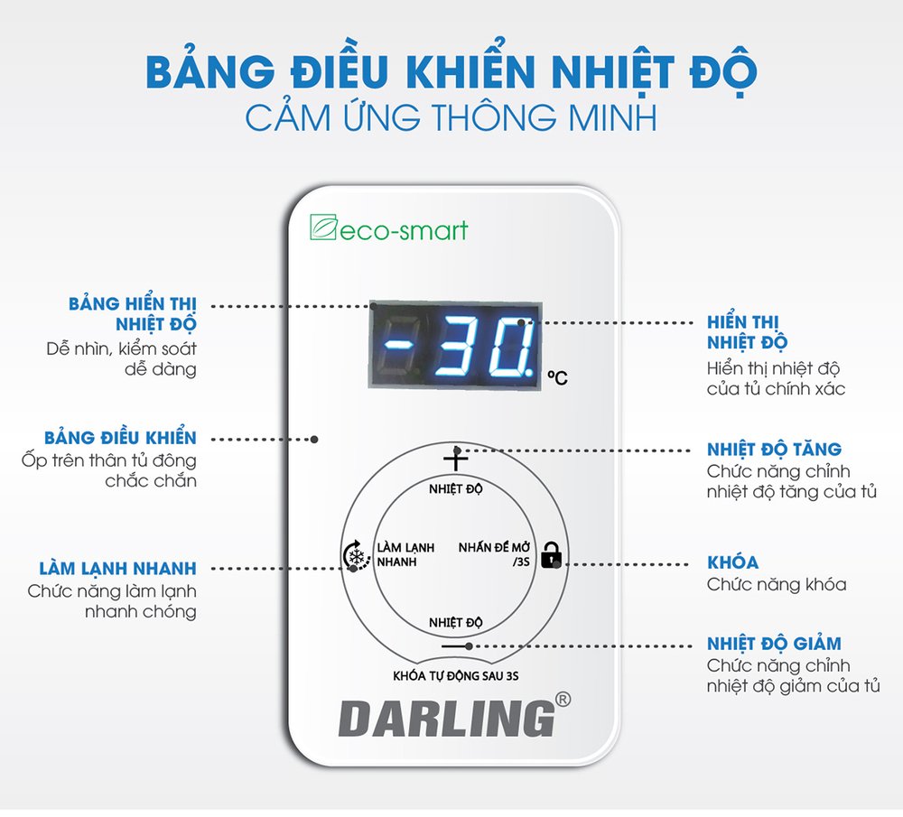 tủ đông darling smart inverter 870 lít dmf-8779asi