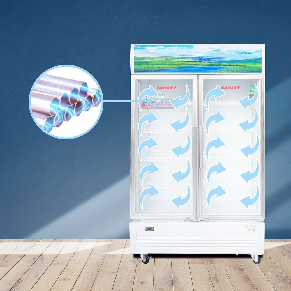 tủ mát inverter sanaky 800 lít vh-8009hp3