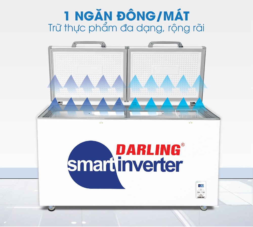 tủ đông darling smart inverter 870 lít dmf-8779asi