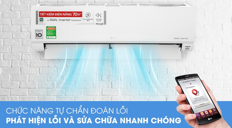 máy lạnh lg inverter 2 hp v18api1