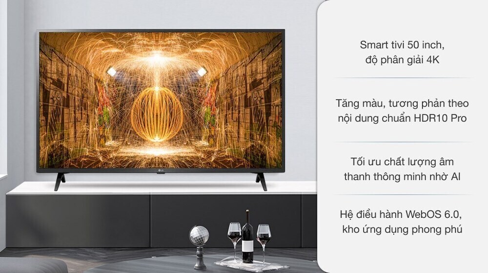 smart tivi lg 4k 50 inch 50up7550ptc mới 2021