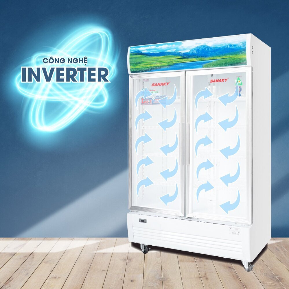 tủ mát inverter sanaky 800 lít vh-8009hp3