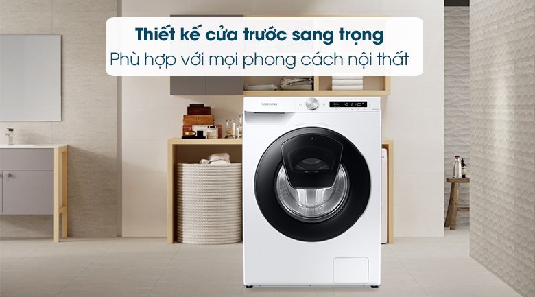 máy giặt samsung addwash inverter 8.5kg ww85t554daw/sv