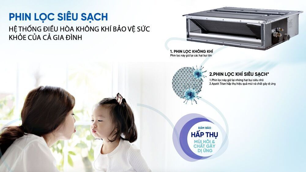 dàn lạnh giấu trần multi nx daikin cdxm25rvmv (1.0 hp) inverter - gas r32