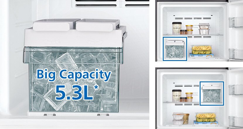 tủ lạnh hitachi inverter 406 lít r-fvx510pgv9 mir, có ngăn đông mềm