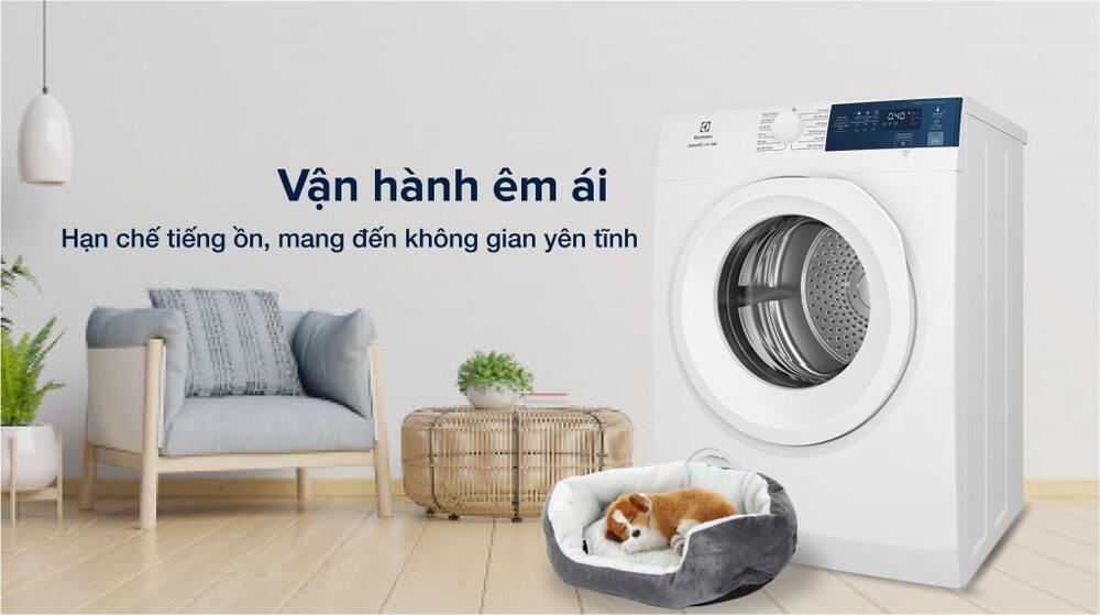 máy sấy thông hơi electrolux 7.5 kg edv754h3wb