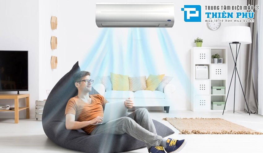 điều hòa carrier 1.5 hp 38/42 cer-013-730v gas r410a