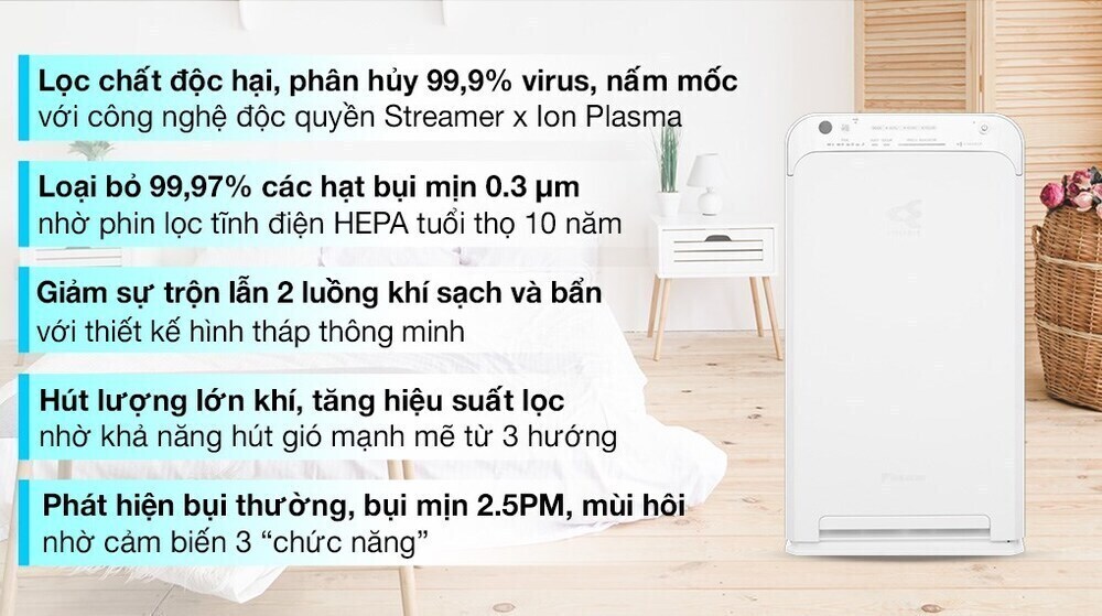 máy lọc không khí daikin mc55uvm6-7