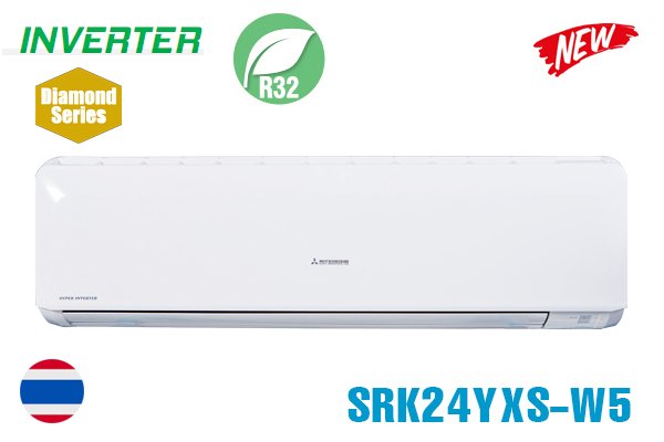 máy lạnh mitsubishi heavy inverter 2.5hp srk24yxs-w5