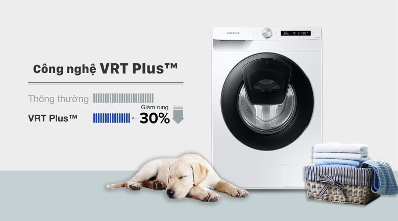 máy giặt samsung addwash inverter 8.5kg ww85t554daw/sv