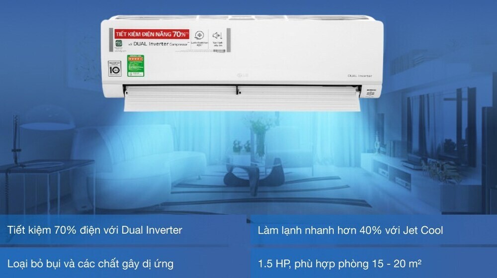 máy lạnh lg inverter 2 hp v18api1