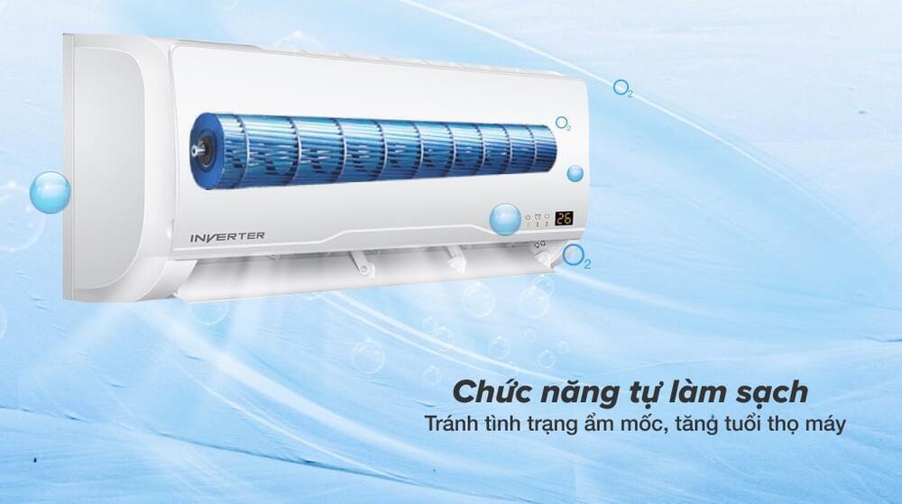 máy lạnh aqua inverter 1.5 hp aqa-kcrv13tr