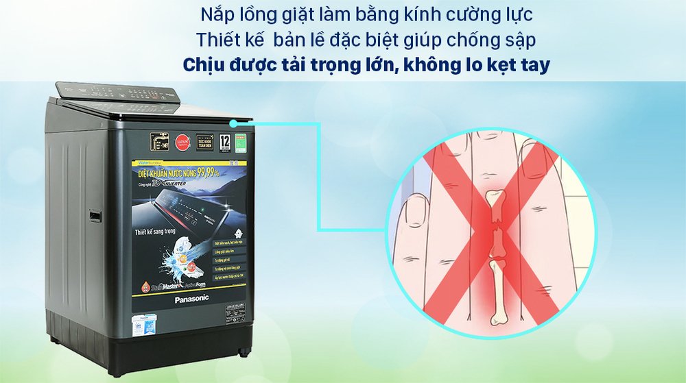 máy giặt panasonic inverter 14 kg na-fd14v1brv