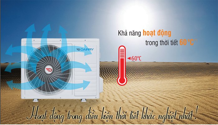 máy lạnh treo tường dairry (2.0hp) dr18-skc