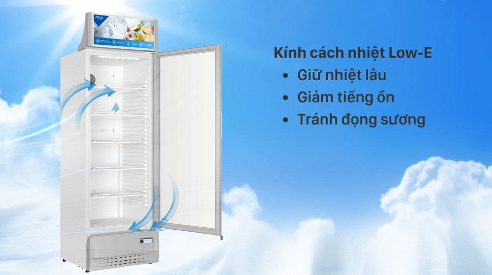 tủ mát aqua 215 lít aqs-af340s