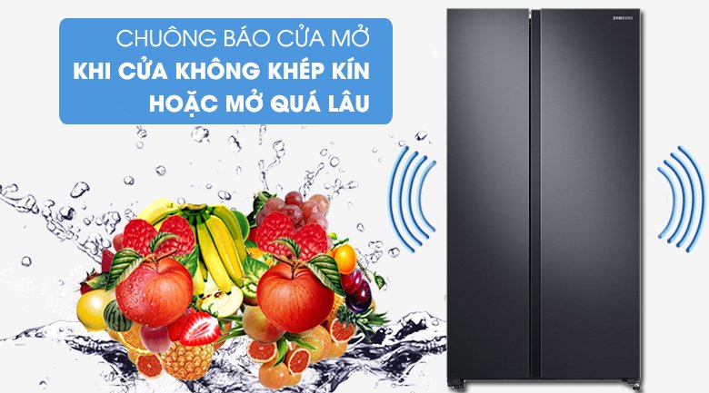 tủ lạnh samsung inverter 647 lít rs62r5001b4/sv